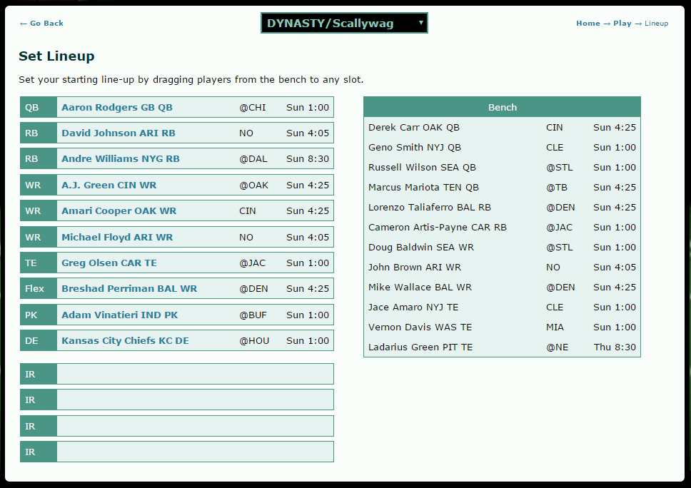 Fantasy Football Dynasty Leagues, Keeper Leagues, Salary Cap Leagues